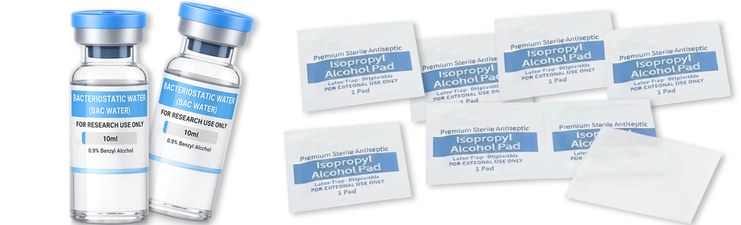 bac water and alcohol prep pads
